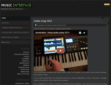 Tablet Screenshot of music-interface.com